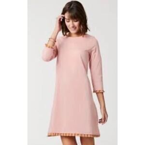 Spartina 449 Island Fringe Dress Slate Blue Women’s‎ Size Small Cotton Beach